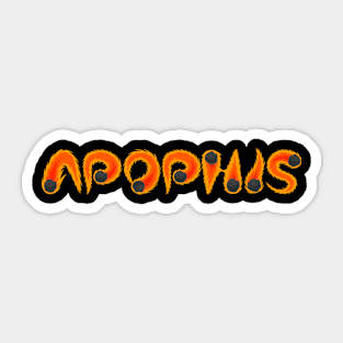 Apophis Asteroid is coming 99942 Sticker